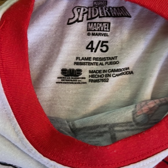 Boys Spider Man Pjs - Picture 3 of 5